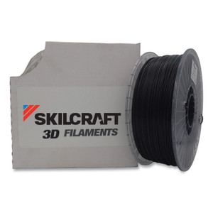 AbilityOne 7045016858923 SKILCRAFT 3D Printer Nylon Filament, 1.75 mm, Black (NSN6858923) View Product Image