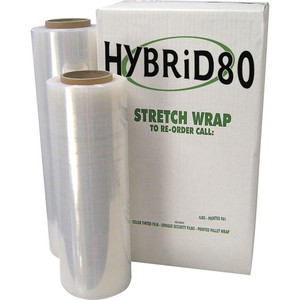 WP HYBRiD80 Pallet-tite Handwrap - 18" Width x 1500 ft Length x 0.5 mil Thickness - Clear
