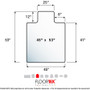 Cleartex Advantagemat Low-pile Chair Mat (FLRFC114553LLBV) View Product Image