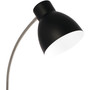 OttLite Wellness Series Adjust LED Desk Lamp, 3" to 22" High, Silver/Matte Black