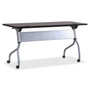 Lorell Espresso/Silver Training Table (LLR60730)