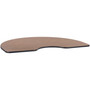 Lorell Medium Oak Kidney Shaped Activity Tabletop (LLR99898) View Product Image