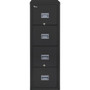 FireKing Patriot Series 4-Drawer Vertical Fire Files - 17.8" Width x 31.6" Depth x 52.8" Height - 4 x Drawer(s) for File - Letter - Vertical - Fire Proof, Impact Resistant, Locking Drawer, Scratch Resistant, Recessed Handle, Ball Bearing Slide