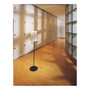 Durable Sherpa Infobase Sign Stand, Acrylic/Metal, 40" to 60" High, Gray