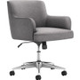 HON Matter Chair - Fabric Back Material - 5-star Base - Light Gray