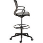 Safco Shell Extended-Height Chair, Supports Up to 275 lb, 22" to 32" High Black Seat, Black Back/Base, Ships in 1-3 Business Days (SAF7014BL) View Product Image