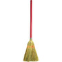 Genuine Joe Lobby Broom, Corn/Fiber Bristles, 34" Wood Handle, Natural (GJO12501) View Product Image