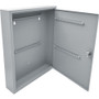 Huron Slotted Heavy-duty Key Cabinet - Keyhole Slot, Heavy Duty, Durable - Gray