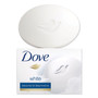Dove White Beauty Bar, Light Scent, 3.17 oz, 12/Carton (UNI04090CT) View Product Image