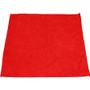 Genuine Joe Standard Terry Cloth - For General Purpose - Lint-free, Mess-free, Washable, Long Lasting - MicroFiber - Red