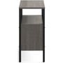 Safco Simple Storage, Two-Shelf, 23.5w x 14d x 29.6h, Walnut
