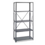 Safco Commercial Steel Shelving Unit, Five-Shelf, 36w x 18d x 75h, Dark Gray (SAF6266) View Product Image
