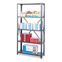 Safco Commercial Steel Shelving Unit, Five-Shelf, 36w x 18d x 75h, Dark Gray (SAF6266) View Product Image