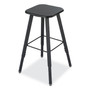 Safco AlphaBetter Adjustable-Height Student Stool, Backless, Supports Up to 250 lb, 35.5" Seat Height, Black