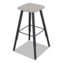 Safco AlphaBetter Adjustable-Height Student Stool, Backless, Supports Up to 250 lb, 35.5" Seat Height, Black (SAF1205BL) View Product Image