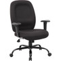 Boss Heavy Duty Task Chair- 400 lbs - Black Seat Color - Crepe Fabric Seat Material - Black Back Color - Crepe Fabric Back Material - Black Frame Color