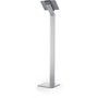 Durable Floor Stand Tablet Holder, Silver/Charcoal Gray