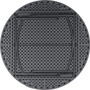 Dorel Zown Commercial Round Blow Mold Fold Table - Round Top - 4 Legs - 750 lb Capacity - 60" Table Top Diameter - CSC60535SGY1E