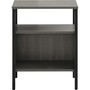 Safco Simple Storage, Two-Shelf, 23.5w x 14d x 29.6h, Gray (SAF5507BLGR) View Product Image