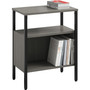 Safco Simple Storage, Two-Shelf, 23.5w x 14d x 29.6h, Gray