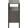 Safco Simple Storage, Two-Shelf, 23.5w x 14d x 29.6h, Gray