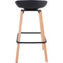 Lorell Modern Low-Back Stool (LLR68563) View Product Image