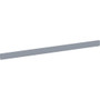 Lorell Single-Wide Horizontal Panel Strip for Adaptable Panel System - 33.12" Width x 0.50" Depth x 1.75" Height - Aluminum - Silver