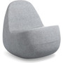 HON Skip Chair - Plastic Seat Material - Light Gray Back Color - Plastic Back Material - Light Gray - Plastic