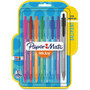 Paper Mate InkJoy 100 RT Pens - 1 mm Medium Pen Point - Retractable - Assorted Ink - Translucent Barrel