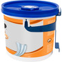 Gojo Fast Towels Bucket - Fresh Citrus - 130 Sheets - Blue, Clear - 130/Tub