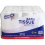 Genuine Joe Solutions Double Capacity Bath Tissue - 2 Ply - 1000 Sheets/Roll - WhitePack - 36/Pack