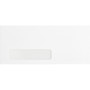 Business Source Economical No. 10 Window Envelope - Single Window - #10 - 9 1/2" Width x 4 1/8" Length - 24 lb - White