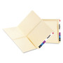 Smead Heavyweight Manila End Tab Pocket Folders, Interior Front/Back Panel Pockets, Straight Tabs, Letter Size, 11pt Manila, 25/Box