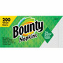 Bounty Quilted Napkins - 1 Ply - 12" Width x 12" Length - White - Paper