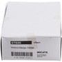 SICURIX Badge Holder, Vertical, 2.75 x 4.13, Clear, 12/Pack