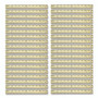Westcott Three-Hole Punched Wood Ruler, Standard/Metric, 12" (30 cm) Long, Natural Wood, 36/Box