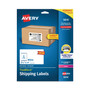 Avery Shipping Labels with TrueBlock Technology, Laser Printers, 2.5 x 4, White, 8/Sheet, 25 Sheets/Pack (AVE5816) View Product Image