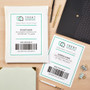 Avery Shipping Labels with TrueBlock Technology, Inkjet Printers, 5.5 x 8.5, White, 2 Labels/Sheet, 100 Sheets/Pack, 2 Packs