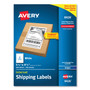 Avery Shipping Labels with TrueBlock Technology, Inkjet Printers, 5.5 x 8.5, White, 2 Labels/Sheet, 100 Sheets/Pack, 2 Packs