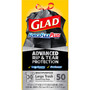 Glad ForceFlex Heavy-Duty Large Drawstring Trash Bags - Large Size - 30 gal Capacity - 32.01" Length x 30" Width x 0.90 mil (23 Micron) Thickness - Drawstring Closure - CLO78997PL