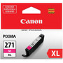 Canon CLI-271 Original High Yield Inkjet Ink Cartridge - Magenta - 1 Each - Inkjet - High Yield - Magenta