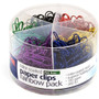 Officemate Coated Paper Clips - Jumbo - No. 2 - Assorted