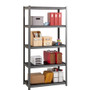 Lorell 3,200 lb Capacity Riveted Steel Shelving (LLR59701) View Product Image
