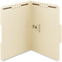 Smead Top Tab Heavyweight Manila Fastener Folders, 0.75" Expansion, 2 Fasteners, Letter Size, Manila Exterior, 50/Box