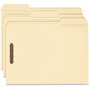 Smead Top Tab Heavyweight Manila Fastener Folders, 0.75" Expansion, 2 Fasteners, Letter Size, Manila Exterior, 50/Box