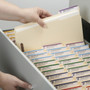 Smead Top Tab Heavyweight Manila Fastener Folders, 0.75" Expansion, 2 Fasteners, Letter Size, Manila Exterior, 50/Box