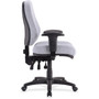 Lorell Bailey High-Back Multi-Task Chair - Gray Seat Color - Acrylic Seat Material - Black Frame Color