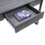 Lorell Desk, Center Drawer, Steel Legs, 47"x23-1/2"x30", CCL (LLR97618) View Product Image