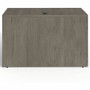 Lorell Prominence 2.0 Bridge - 29" Height x 48" Width x 24" Depth, x 1" Thickness Top - Band Edge - Material: Particleboard - Finish: Gray Elm, Thermofused Melamine (TFM), Laminate