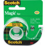 Scotch Magic Matte Finish Tape - 25 ft Length x 0.75" Width - 1" Core - Clear - Adhesive Backing - Dispenser Included - (MMM105BX)